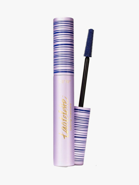 Tarte Tartlette Tubing Mascara in Navy on a light gray background
